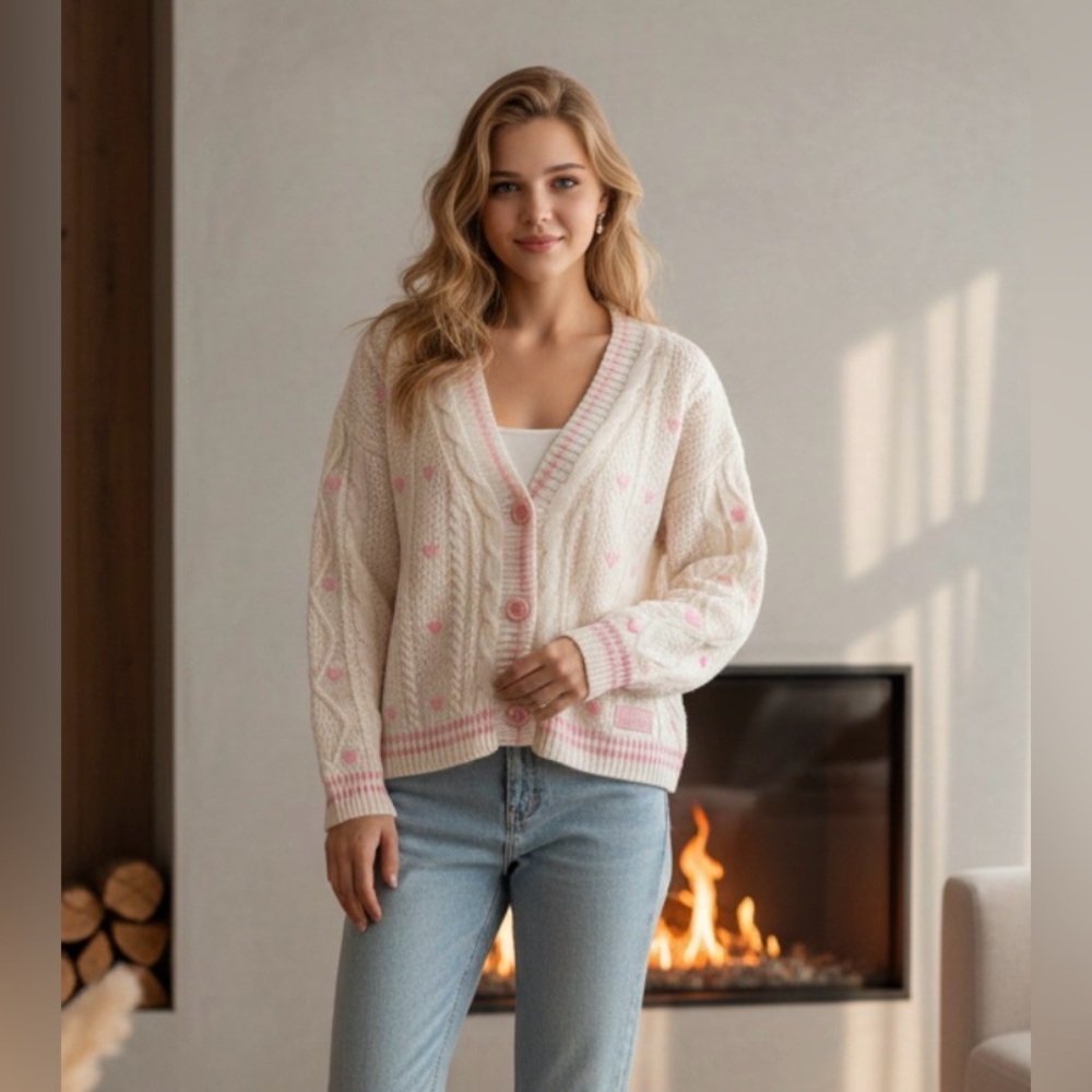 Taylor Swift Lover Heart Cardigan ~ Perfect Valentines’s Day Anniversary Gift 💝 - Picture 3 of 16